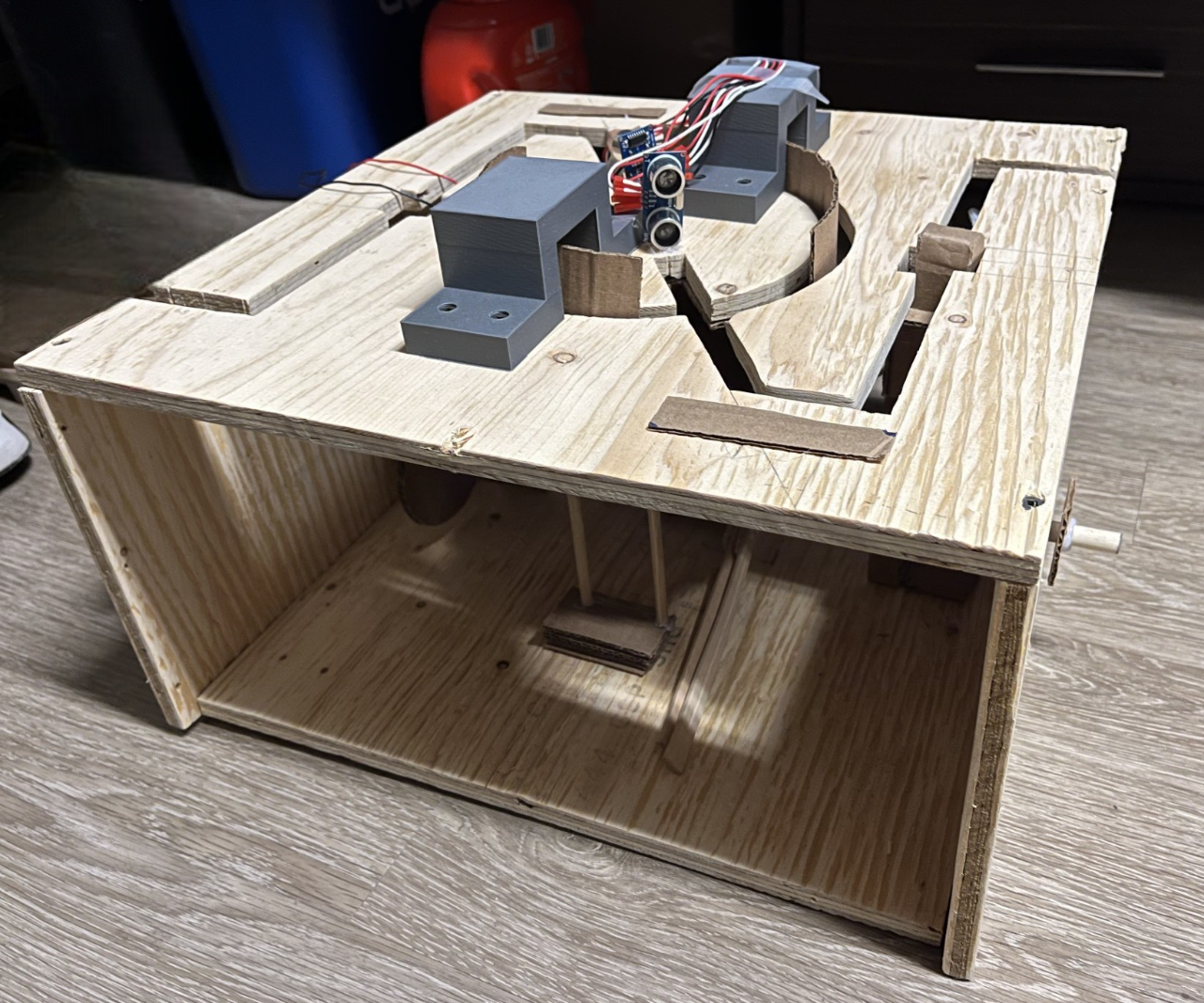 Complete Motorized Wooden Maze