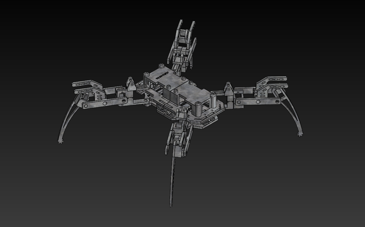 Spider Robot Complete Assembly