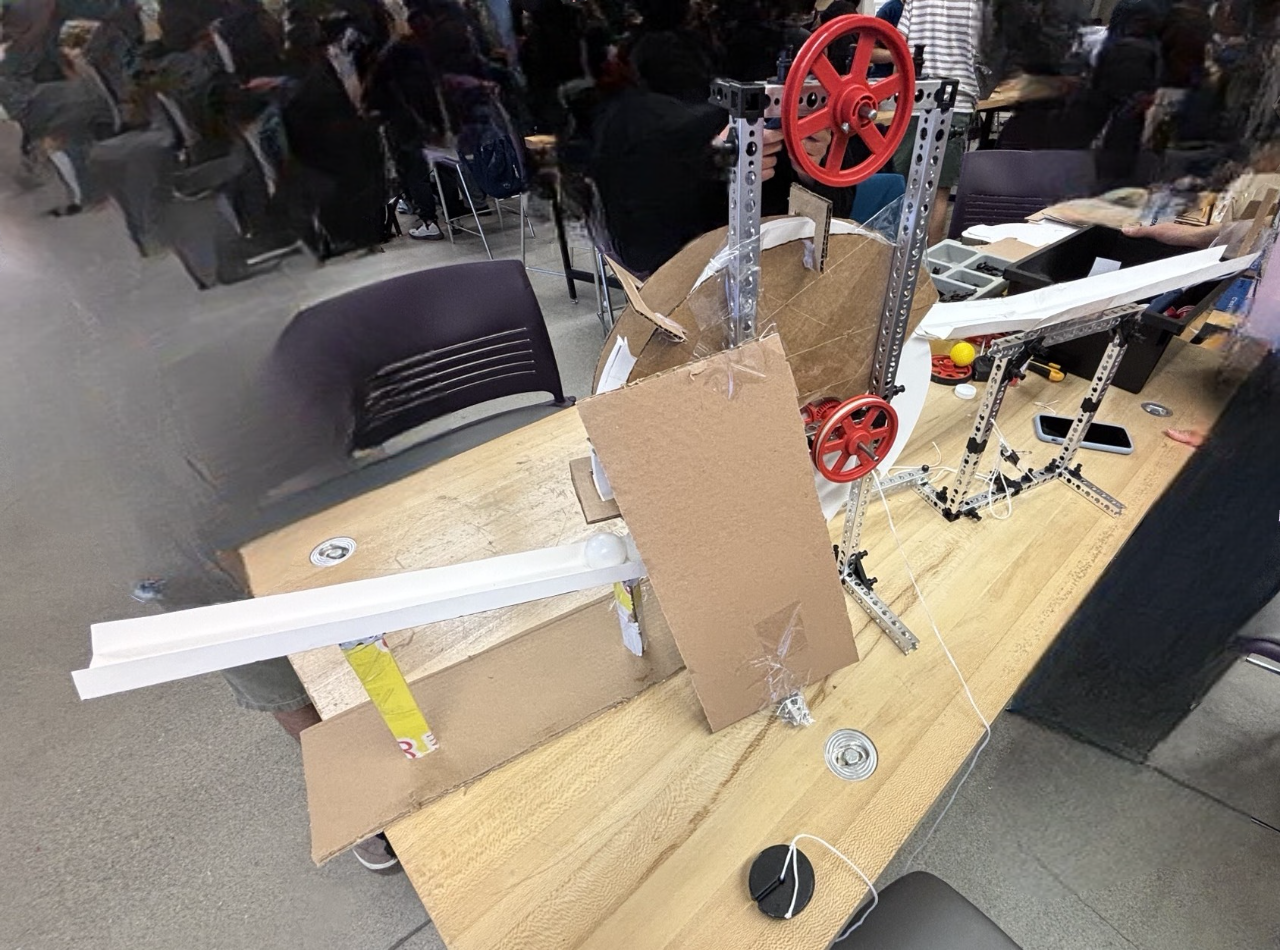 Tetrix Frame and Wheel Support