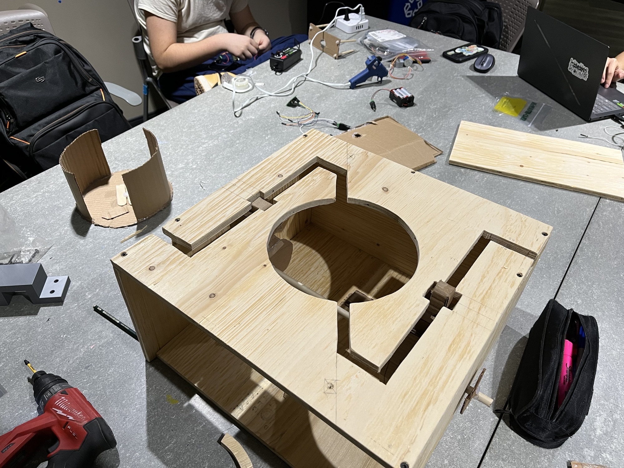 Plywood Structure and Tracks